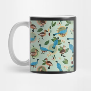 Great blue turacos and fulvous whistling ducks light blue Mug